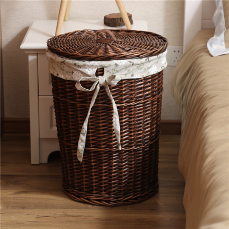 Vintage Style Rattan Woven Dir - Rattan Plant Basket recension och pris
