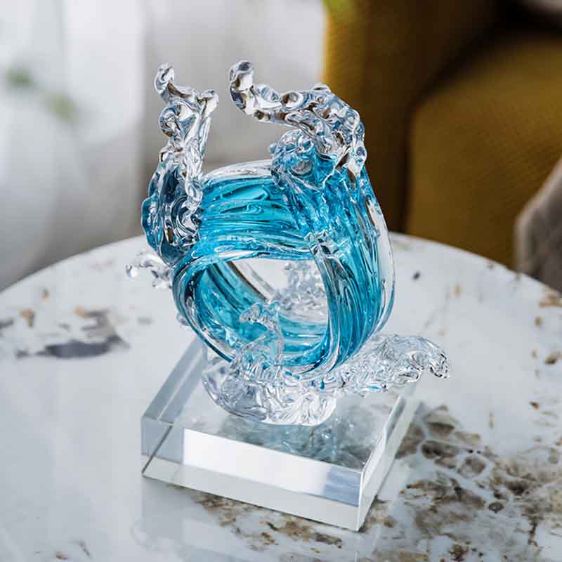 Luxury Glass Crafts Abstract S - Home Decor Y2K recension och pris