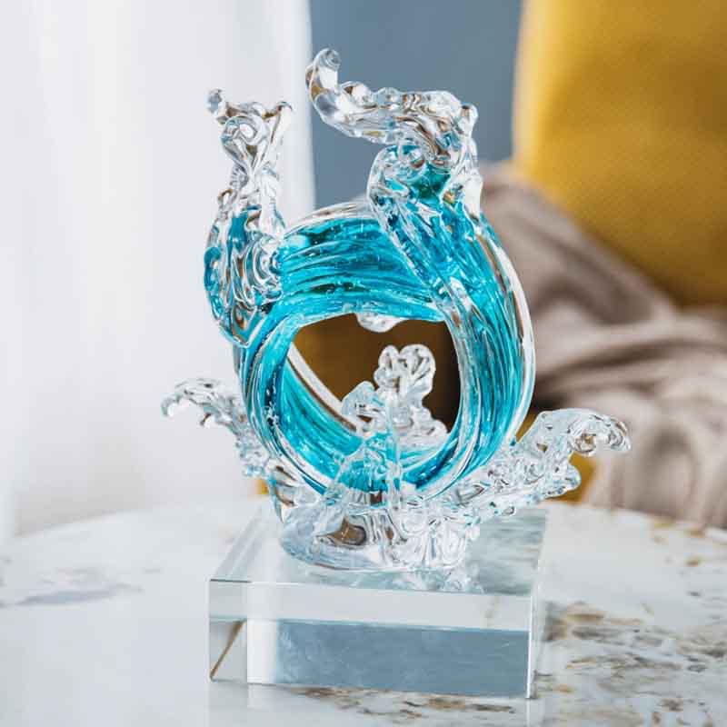Luxury Glass Crafts Abstract S - Home Decor Y2K recension och pris