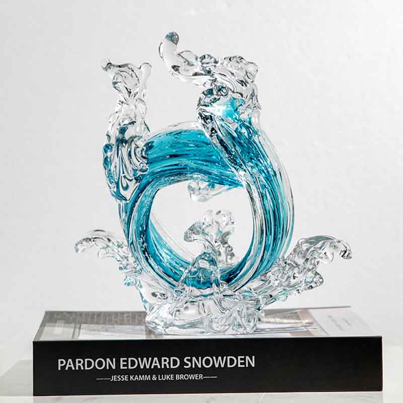 Luxury Glass Crafts Abstract S - Home Decor Y2K recension och pris