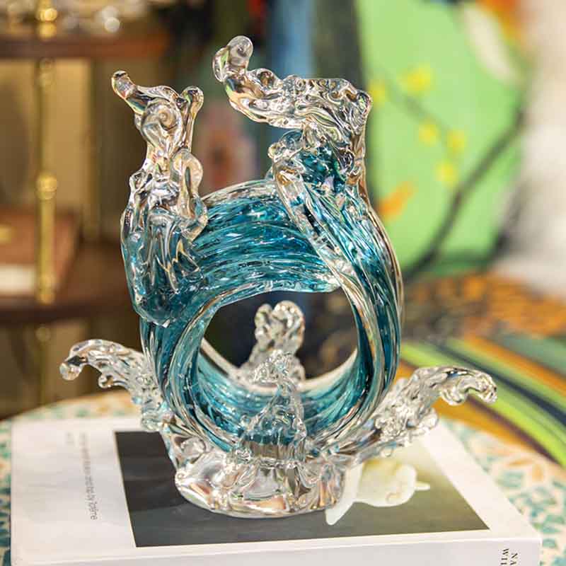 Luxury Glass Crafts Abstract S - Home Decor Y2K recension och pris