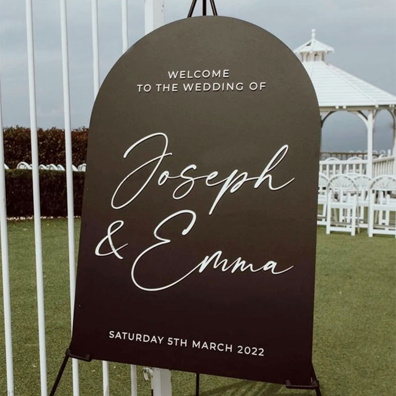 Wedding Welcome Sign Stickers  - Home Decor Indonesia recension och pris