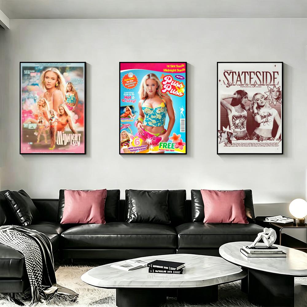 Singer Z-Zara L-Larsson Poster - Home Decor Za recension och pris
