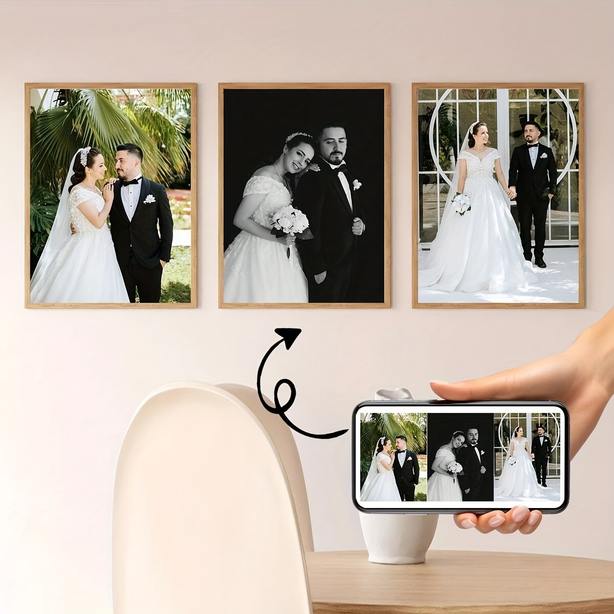 3pcs/set Custom Square Canvas  - Home Decor Theme recension och pris