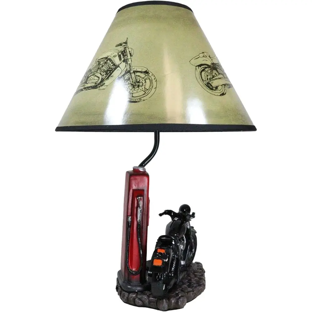 Vintage Retro Black Motorcycle - Home Decor Theme recension och pris