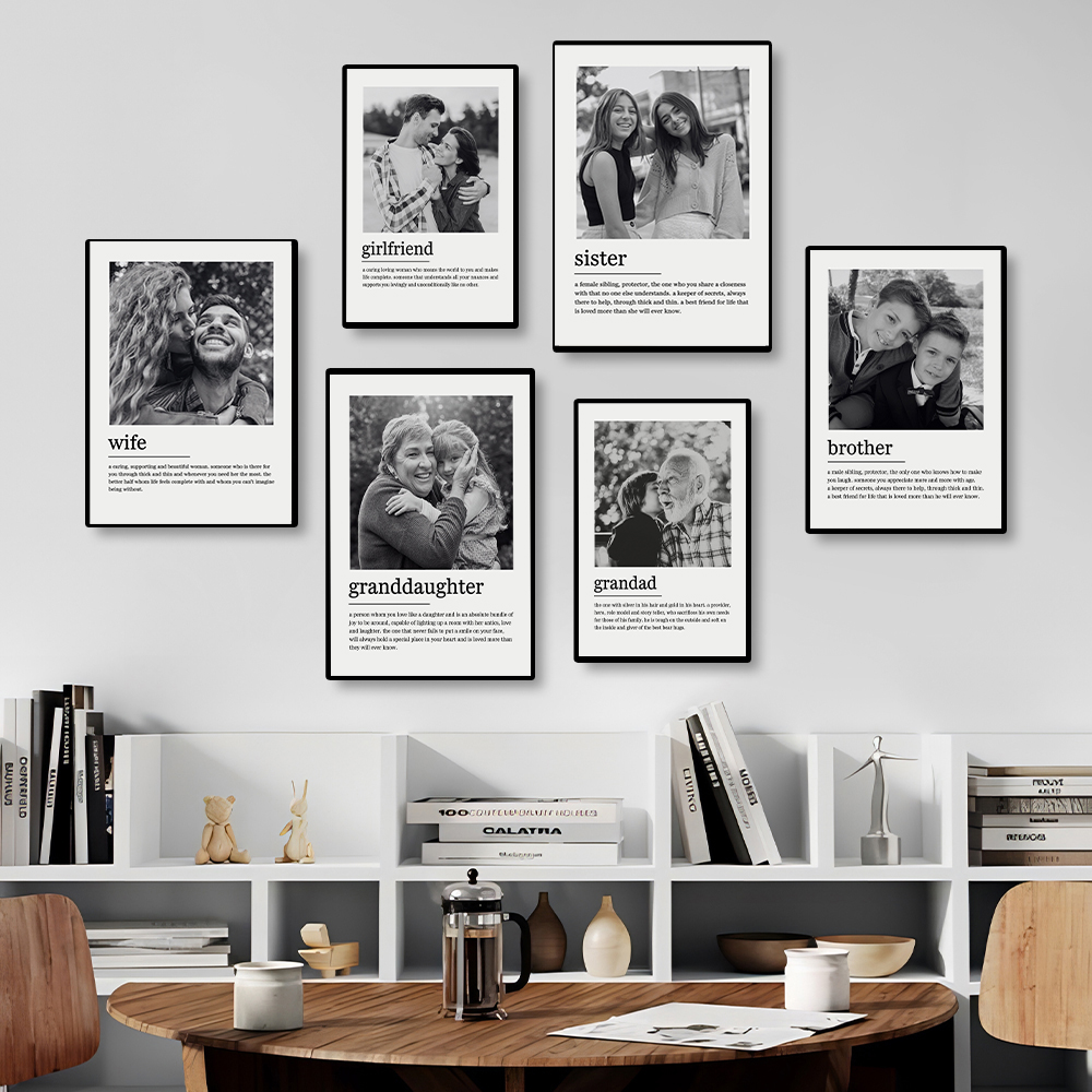 Custom Family Photo Canvas Pai - Home Decor Theme recension och pris