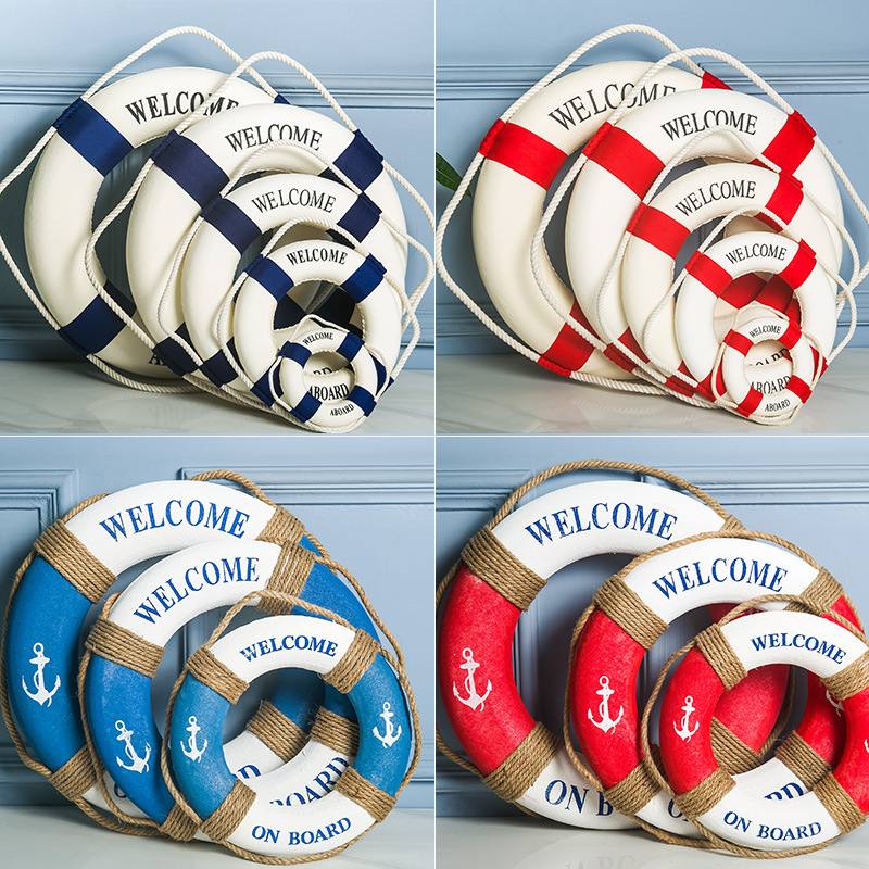 Nautical Life Ring Buoy Welcom - Home Decor Za recension och pris