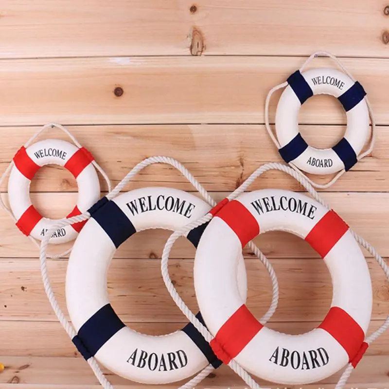 Nautical Life Ring Buoy Welcom - Home Decor Za recension och pris