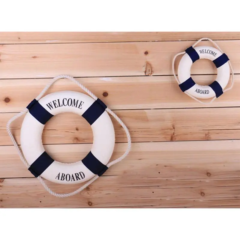 Nautical Life Ring Buoy Welcom - Home Decor Za recension och pris