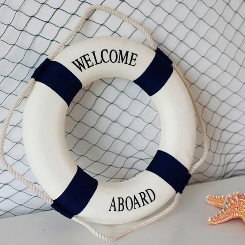 Nautical Life Ring Buoy Welcom - Home Decor Za recension och pris