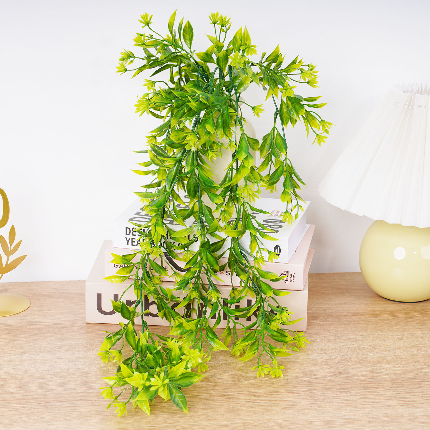 Artificial Plant Rattan Wall H - Rattan Plant Basket recension och pris