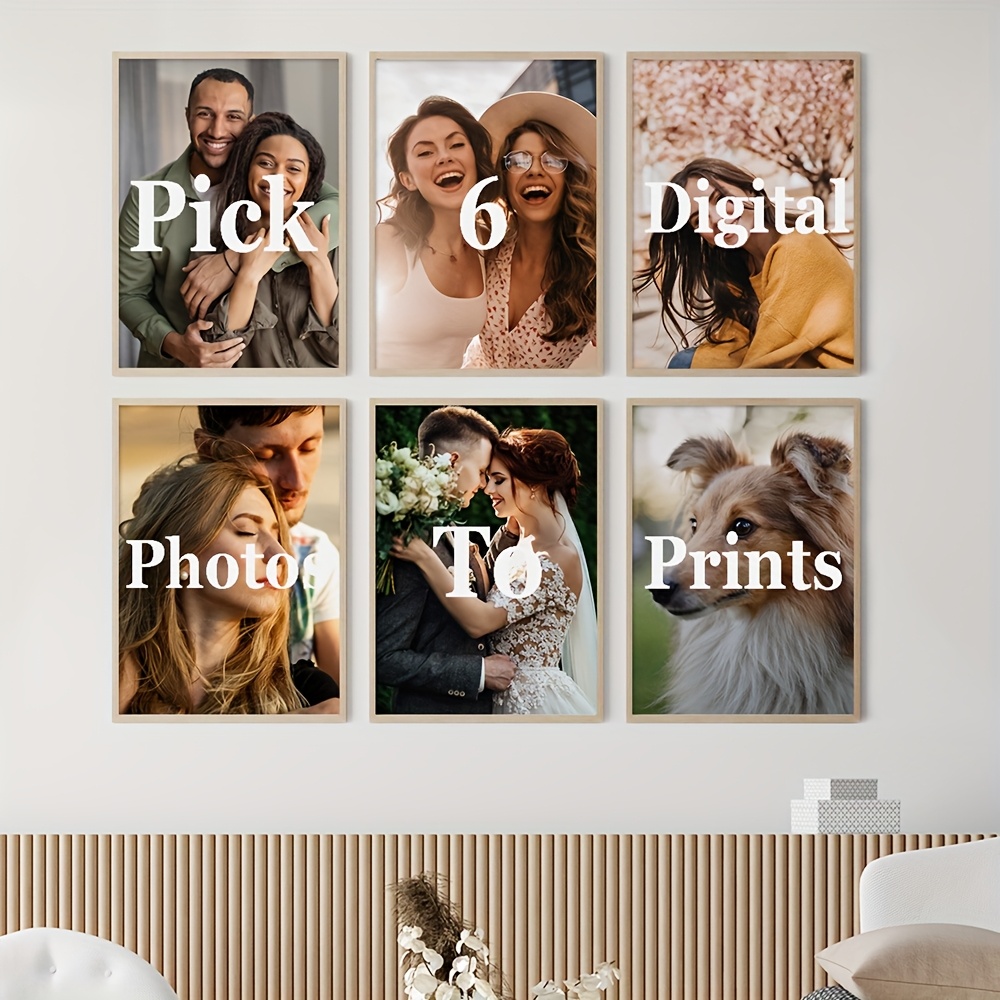 6pcs/set Custom Canvas Prints  - Home Decor Theme recension och pris
